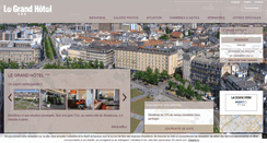 Desktop Screenshot of le-grand-hotel.com